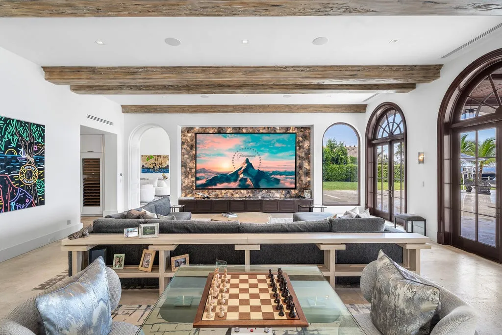 Reimagined West Palm Beach Waterfront Estate With a $410,000 Video Wall Lists for $26,500,000 11 3400 N Flagler Drive West Palm Beach FL24