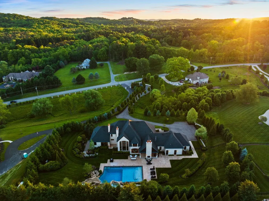 Tech-Forward Pennsylvania Estate With a Six-Bay Garage for Up to 12 Cars Lists for $7,690,000 22 435 Myoma Rd Mars PA 1604669
