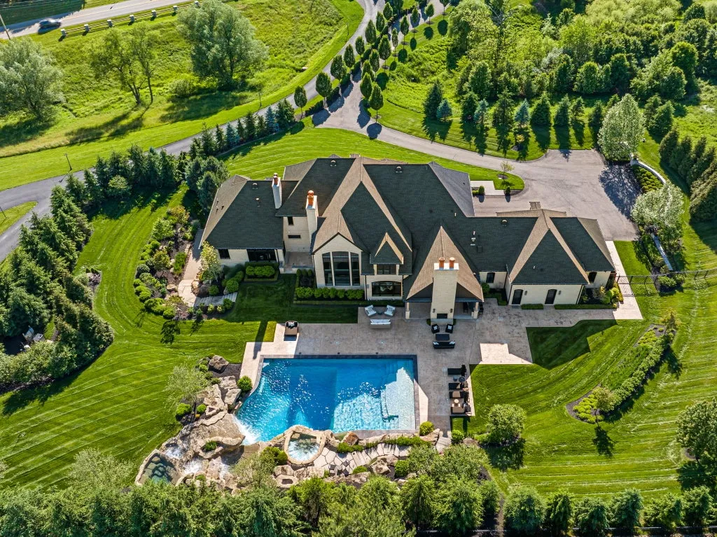 Tech-Forward Pennsylvania Estate With a Six-Bay Garage for Up to 12 Cars Lists for $7,690,000 21 435 Myoma Rd Mars PA 1604673