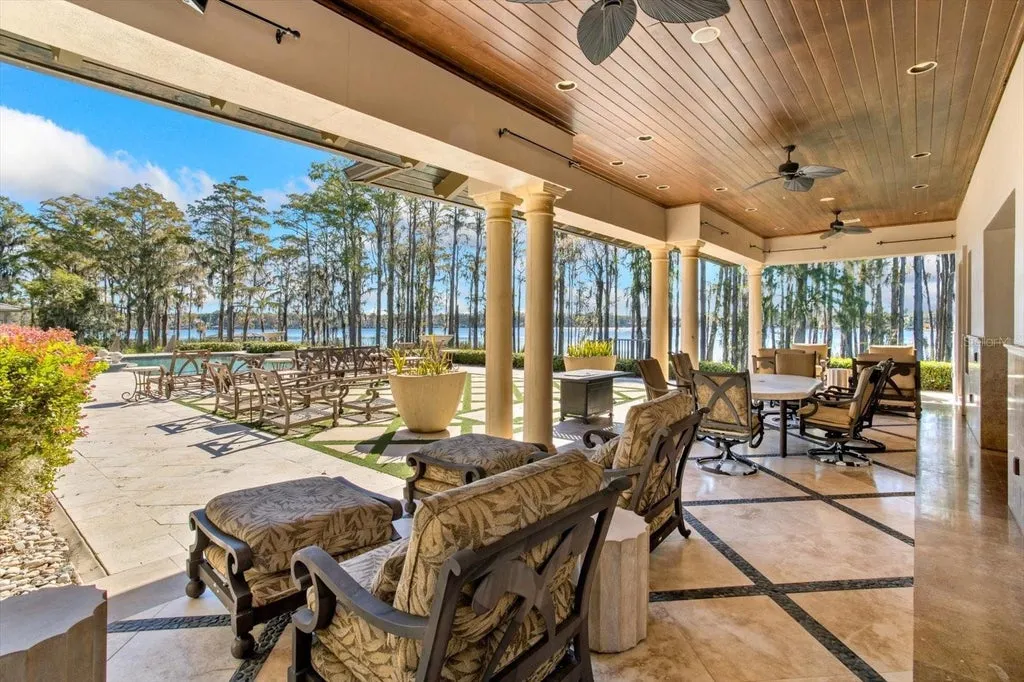 Elegant Isleworth Lakefront Estate With a Hidden Passage and Private Boat Dock Lists for $19,500,000 20 5192 VARDON DRIVE WINDERMERE FL 3478645