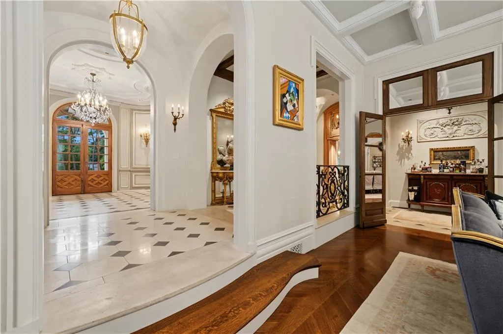 First-Time-to-Market Atlanta French Country Estate With a 4,000-Bottle Wine Cellar Lists for $18,250,000 4 5375 Long Island Dr NW Sandy Springs GA018