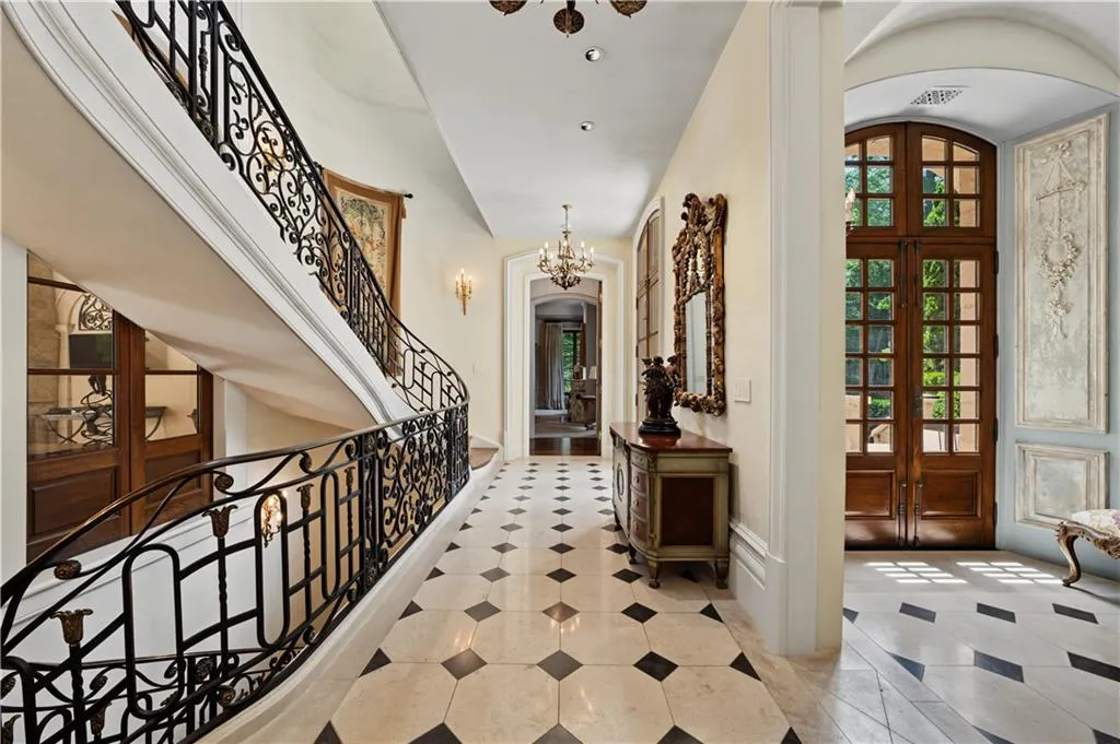 First-Time-to-Market Atlanta French Country Estate With a 4,000-Bottle Wine Cellar Lists for $18,250,000 11 5375 Long Island Dr NW Sandy Springs GA025