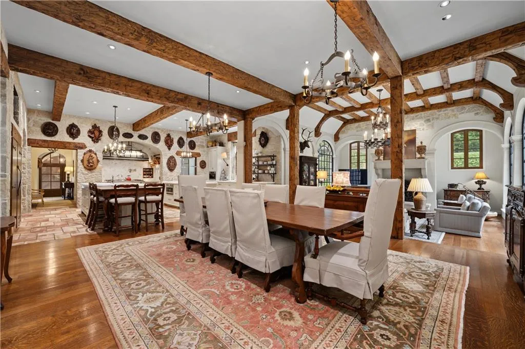 First-Time-to-Market Atlanta French Country Estate With a 4,000-Bottle Wine Cellar Lists for $18,250,000 10 5375 Long Island Dr NW Sandy Springs GA036