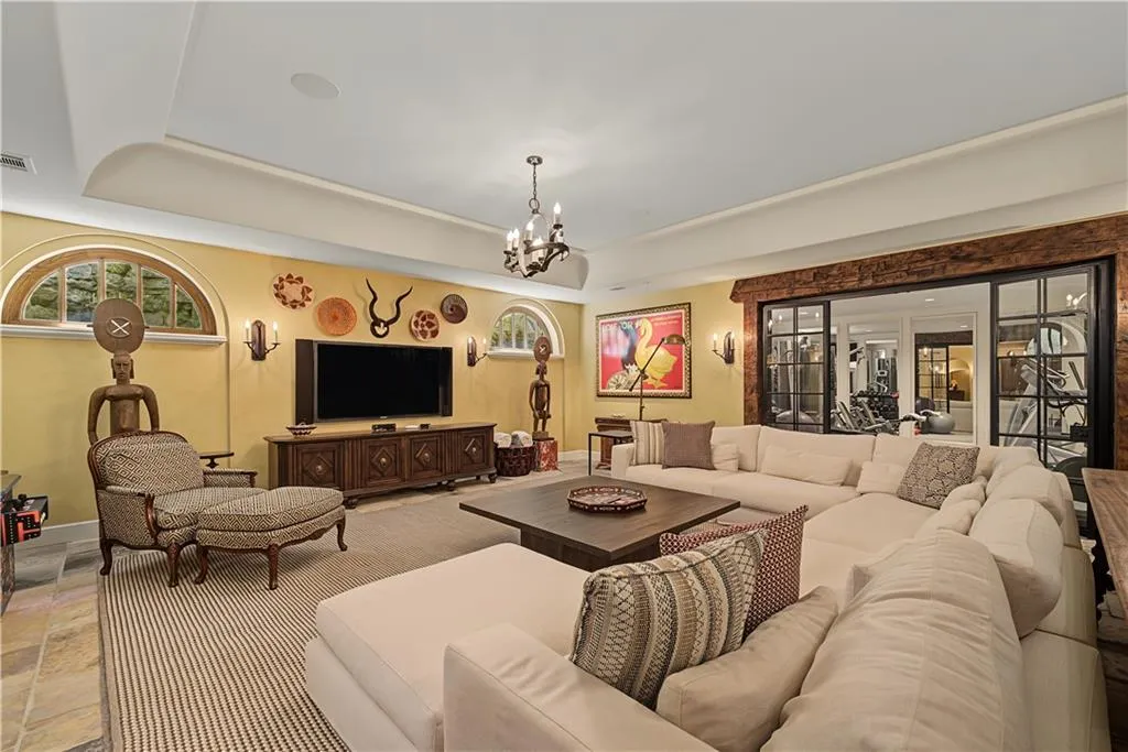 First-Time-to-Market Atlanta French Country Estate With a 4,000-Bottle Wine Cellar Lists for $18,250,000 22 5375 Long Island Dr NW Sandy Springs GA078