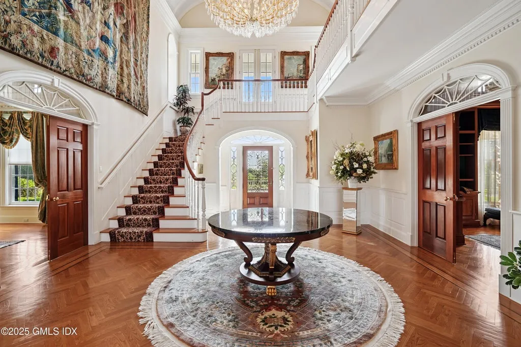 Greenwich Estate Perched 560 Feet Above Sea Level Lists for $12.9 Million 3 550 Round Hill Rd Greenwich CT 0683104