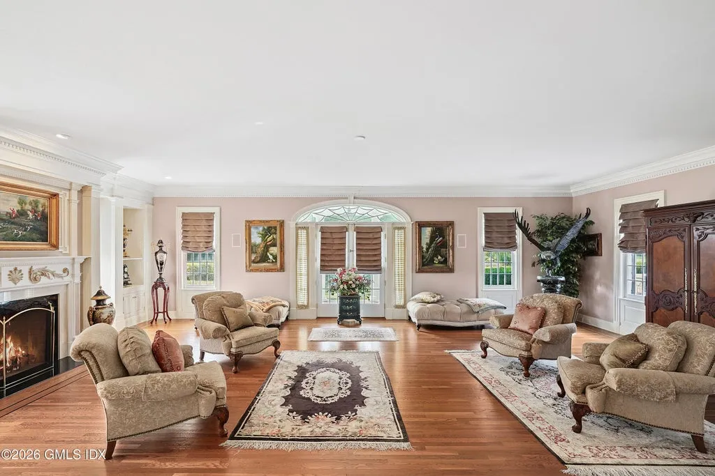 Greenwich Estate Perched 560 Feet Above Sea Level Lists for $12.9 Million 4 550 Round Hill Rd Greenwich CT 0683107