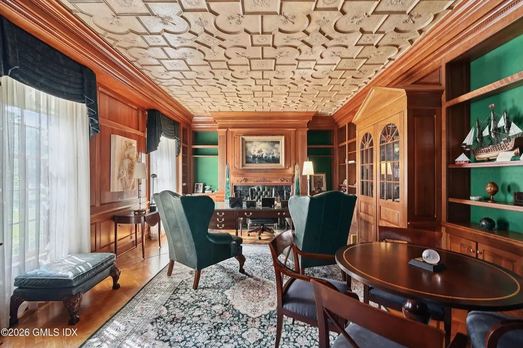 Greenwich Estate Perched 560 Feet Above Sea Level Lists for $12.9 Million 9 550 Round Hill Rd Greenwich CT 0683115