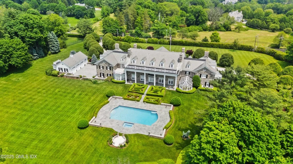 Greenwich Estate Perched 560 Feet Above Sea Level Lists for $12.9 Million 6 550 Round Hill Rd Greenwich CT 0683145