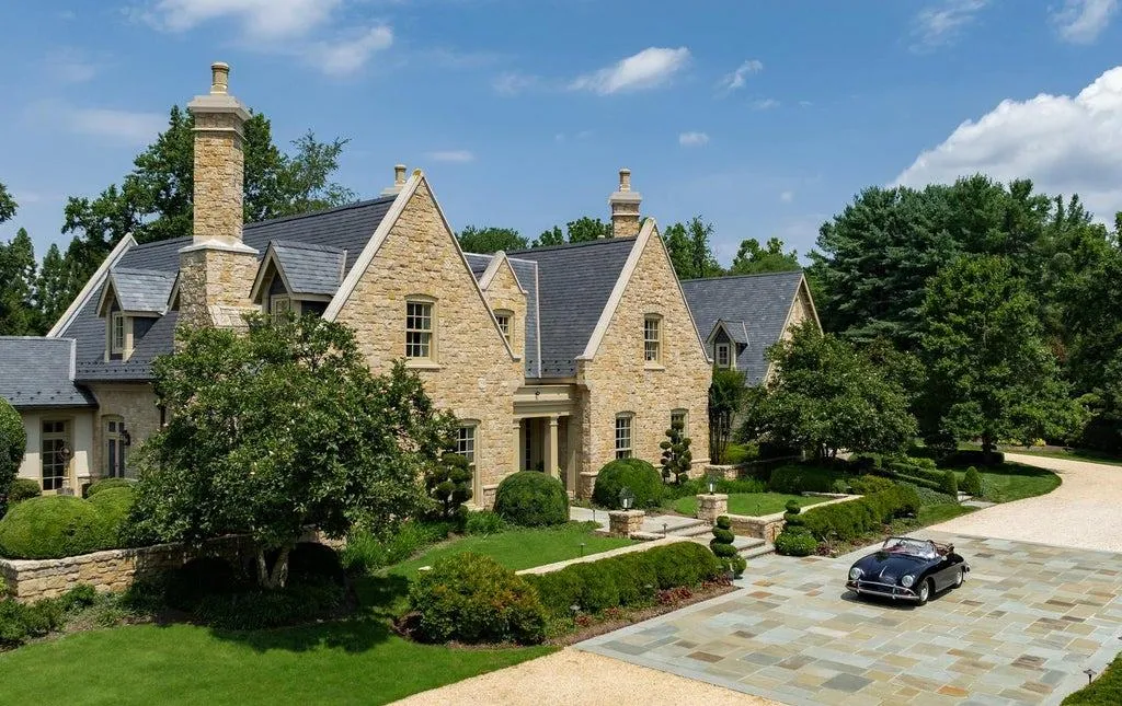 Cotswolds-Inspired Great Falls Estate With More Than $10 Million in Landscaping Lists for $14.9 Million 5 576 Innsbruck Ave Great Falls VA 2206608