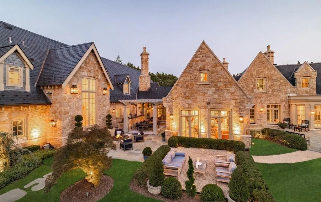 Cotswolds-Inspired Great Falls Estate With More Than $10 Million in Landscaping Lists for $14.9 Million 23 576 Innsbruck Ave Great Falls VA 2206645