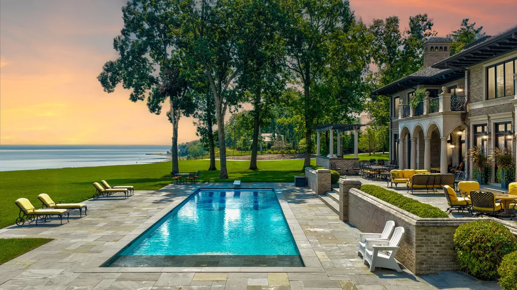 A Newly Built Lake Forest Estate Rises From the Remnants of a Rockefeller-Era Mansion. It’s Asking $21,999,900. 25 595 Circle Ln Lake Forest IL 6004503