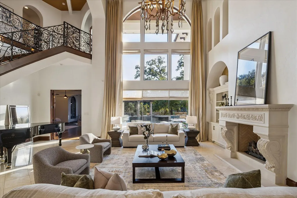 Mediterranean Carlton Woods Estate With Two Pools and a Private Casita Lists for $4,295,000 4 6 N Fazio Way Spring TX 7738905