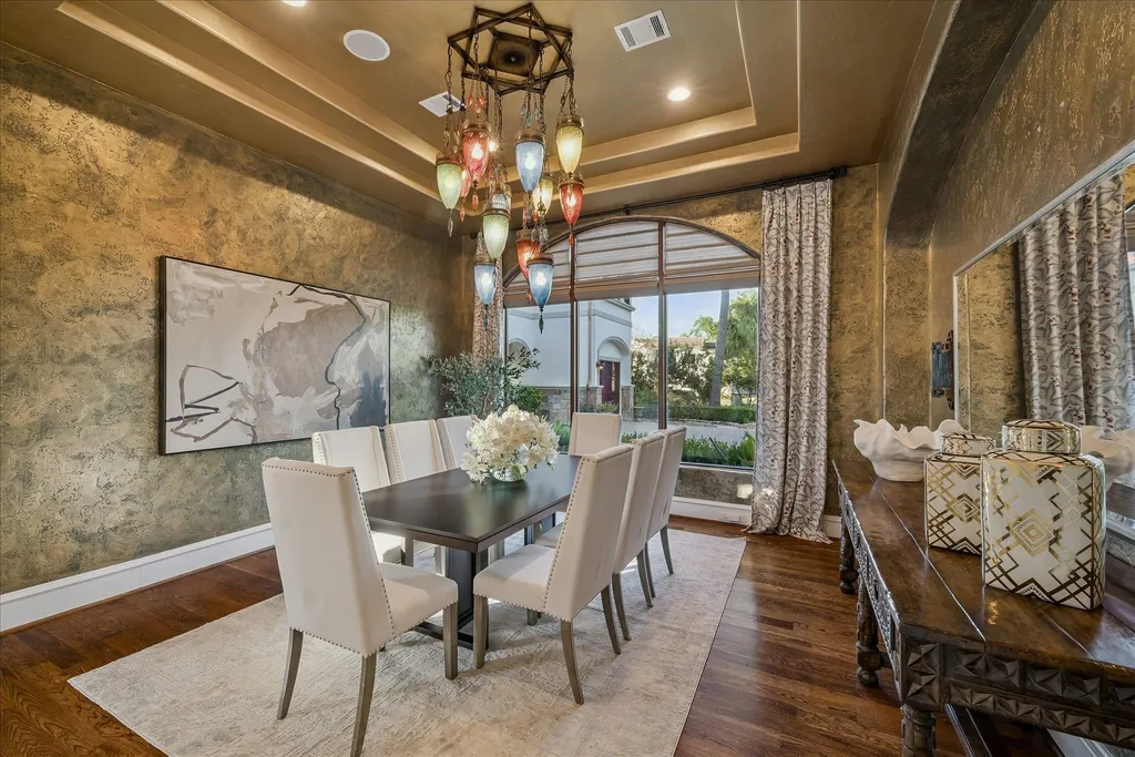 Mediterranean Carlton Woods Estate With Two Pools and a Private Casita Lists for $4,295,000 5 6 N Fazio Way Spring TX 7738907