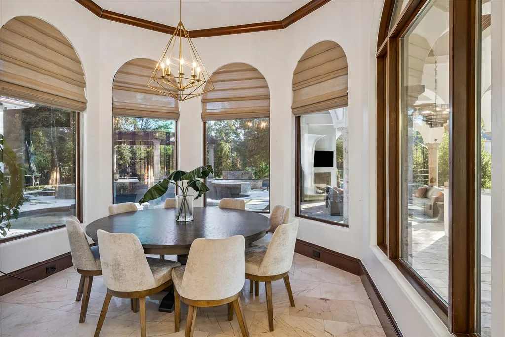 Mediterranean Carlton Woods Estate With Two Pools and a Private Casita Lists for $4,295,000 11 6 N Fazio Way Spring TX 7738914