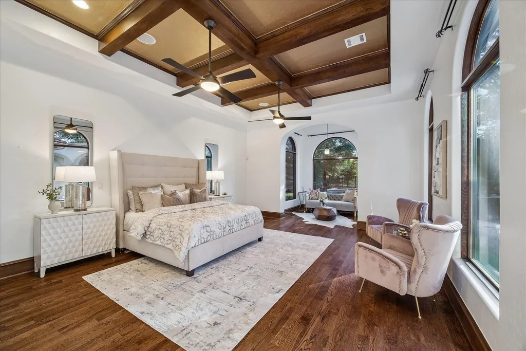 Mediterranean Carlton Woods Estate With Two Pools and a Private Casita Lists for $4,295,000 12 6 N Fazio Way Spring TX 7738918