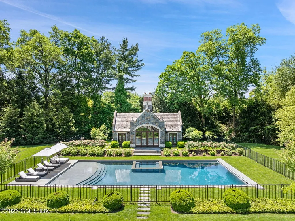 Expansive Greenwich Stone Manor with a 1,500-Square-Foot Guest House and Resort-Style Pool Asks $12,995,000 20 7 Loch Ln Greenwich CT 0683036