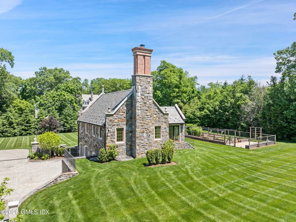 Expansive Greenwich Stone Manor with a 1,500-Square-Foot Guest House and Resort-Style Pool Asks $12,995,000 23 7 Loch Ln Greenwich CT 0683040