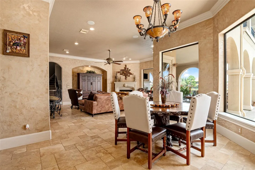Elegant Katy Lakefront Estate With a Private Dock and Infinity Pool Is Pending at $2.599 Million 7 7614 Emerald Meadow Ct Katy TX 7749413