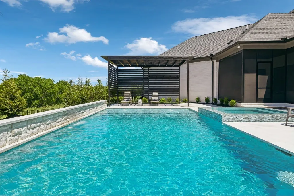 Newly Built Brentwood Estate With a Poolside Fireplace and Private-Access Guest Suite Lists for $3,949,000 17 8104 Turning Point Dr Lot 16 Brentwood TN08