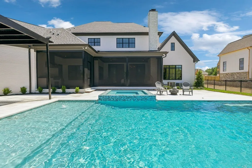 Newly Built Brentwood Estate With a Poolside Fireplace and Private-Access Guest Suite Lists for $3,949,000 16 8104 Turning Point Dr Lot 16 Brentwood TN60