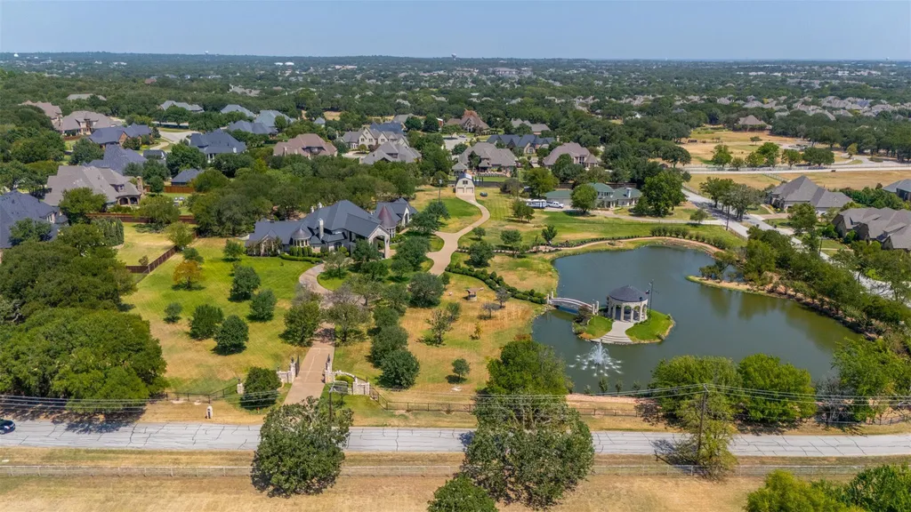 Secluded Keller Estate With a 2-Acre Pond and Stone Gazebo on Its Own Island Lists for $5.99 Million 2 8801 Clay Hibbins Rd Keller TX 7624801