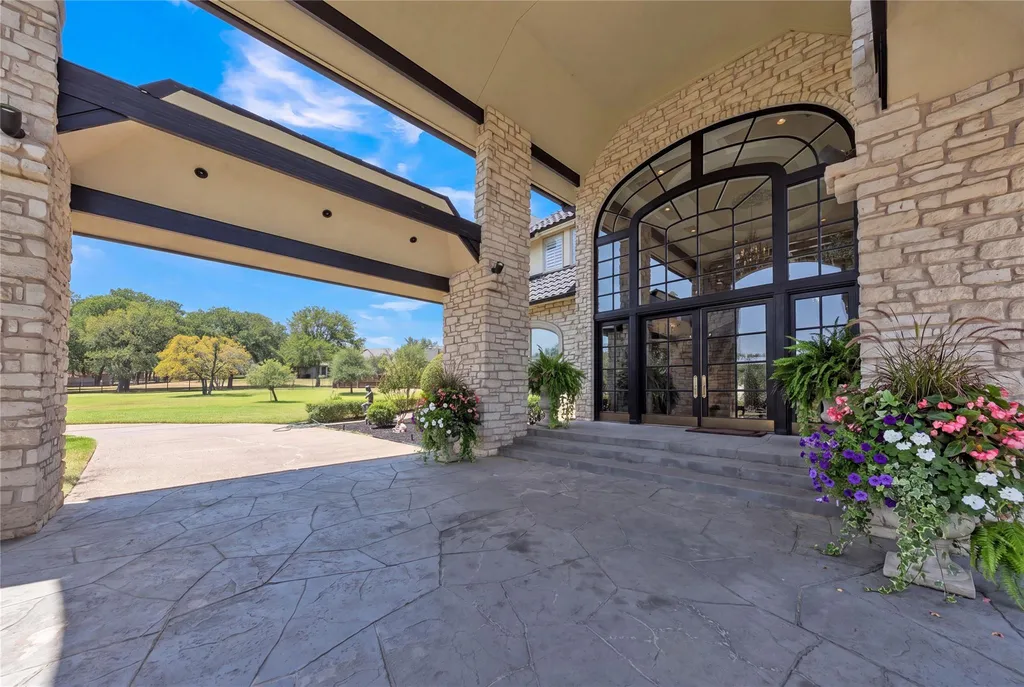 Secluded Keller Estate With a 2-Acre Pond and Stone Gazebo on Its Own Island Lists for $5.99 Million 7 8801 Clay Hibbins Rd Keller TX 7624809