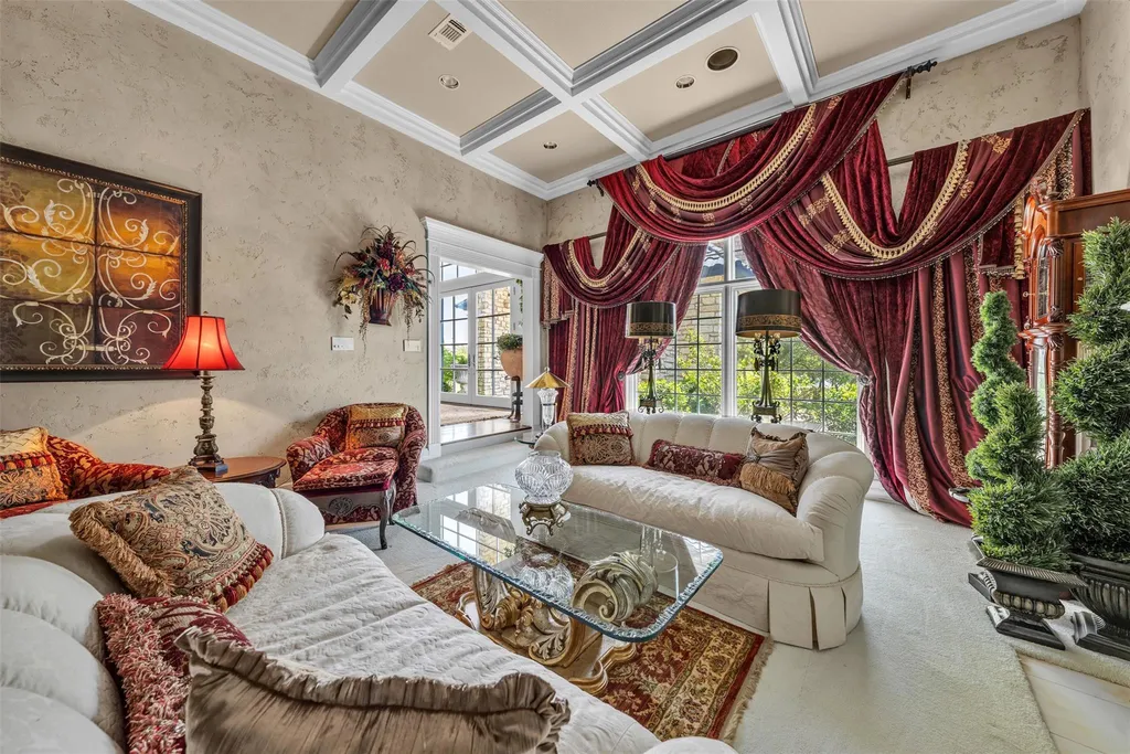 Secluded Keller Estate With a 2-Acre Pond and Stone Gazebo on Its Own Island Lists for $5.99 Million 14 8801 Clay Hibbins Rd Keller TX 7624812