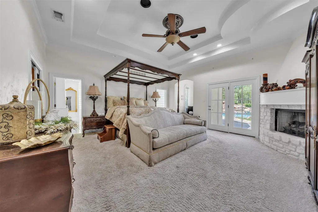 Secluded Keller Estate With a 2-Acre Pond and Stone Gazebo on Its Own Island Lists for $5.99 Million 15 8801 Clay Hibbins Rd Keller TX 7624826
