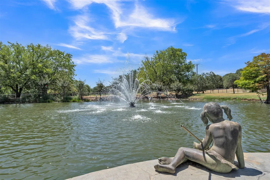 Secluded Keller Estate With a 2-Acre Pond and Stone Gazebo on Its Own Island Lists for $5.99 Million 22 8801 Clay Hibbins Rd Keller TX 7624838