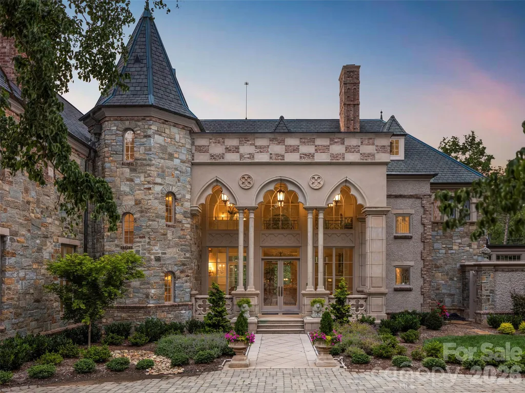 Reimagined Asheville Chateau With a Venetian Portico and Secret Garden Lists for $9,995,000 3 9 Brooklawn Chase Asheville NC 2880302