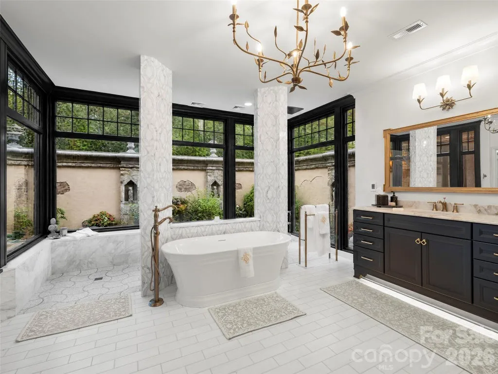 Reimagined Asheville Chateau With a Venetian Portico and Secret Garden Lists for $9,995,000 8 9 Brooklawn Chase Asheville NC 2880321