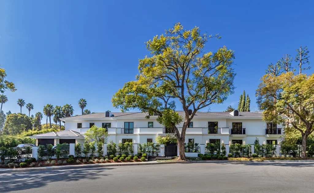 In Beverly Hills, $35.995 Million Buys a New 13,000-Square-Foot Estate With a Waterfall Pool 1 927 N Whittier Dr Beverly Hills CA 90210 1