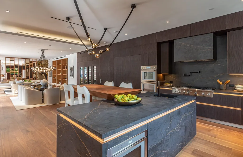 In Beverly Hills, $35.995 Million Buys a New 13,000-Square-Foot Estate With a Waterfall Pool 9 927 N Whittier Dr Beverly Hills CA 90210 11