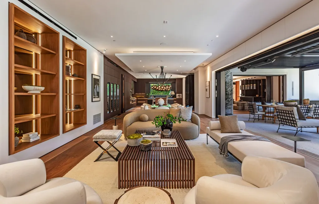 In Beverly Hills, $35.995 Million Buys a New 13,000-Square-Foot Estate With a Waterfall Pool 6 927 N Whittier Dr Beverly Hills CA 90210 7
