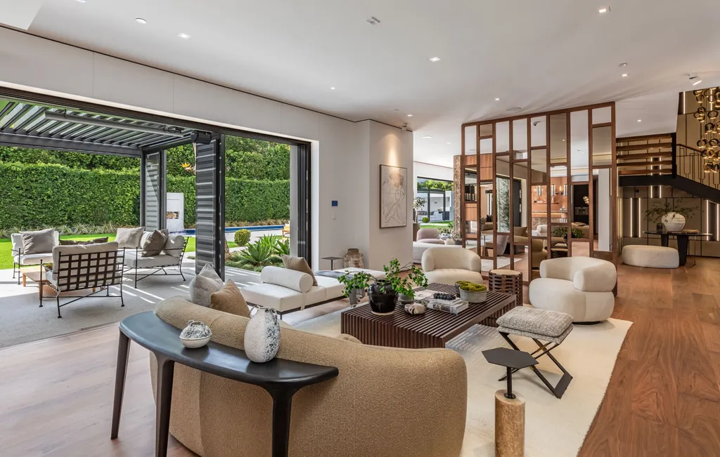 In Beverly Hills, $35.995 Million Buys a New 13,000-Square-Foot Estate With a Waterfall Pool 8 927 N Whittier Dr Beverly Hills CA 90210 8