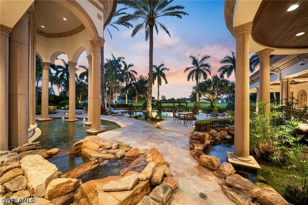 Double-Lakefront Naples Estate With a Hidden Pub Lists for $16 Million 21 9663 Mashie CT NAPLES FL 3410803