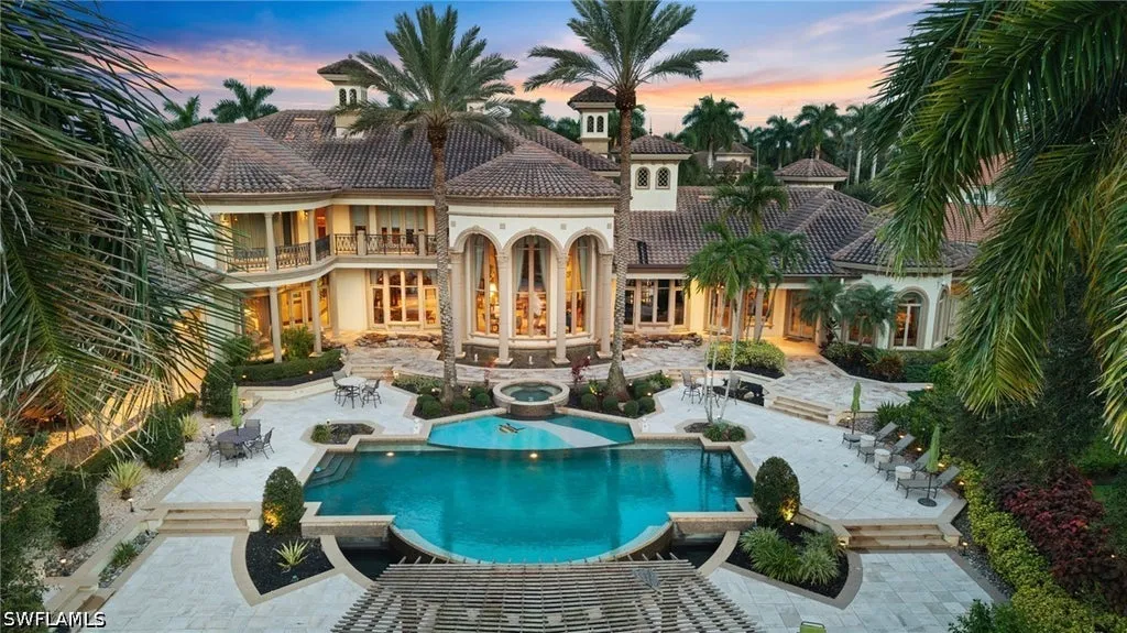 Double-Lakefront Naples Estate With a Hidden Pub Lists for $16 Million 2 9663 Mashie CT NAPLES FL 3410807
