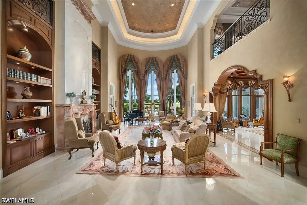 Double-Lakefront Naples Estate With a Hidden Pub Lists for $16 Million 5 9663 Mashie CT NAPLES FL 3410813