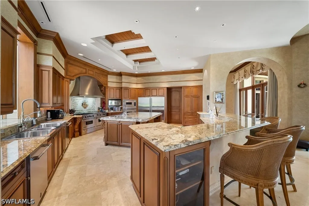 Double-Lakefront Naples Estate With a Hidden Pub Lists for $16 Million 8 9663 Mashie CT NAPLES FL 3410827