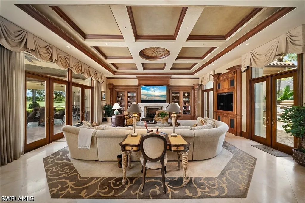 Double-Lakefront Naples Estate With a Hidden Pub Lists for $16 Million 7 9663 Mashie CT NAPLES FL 3410828