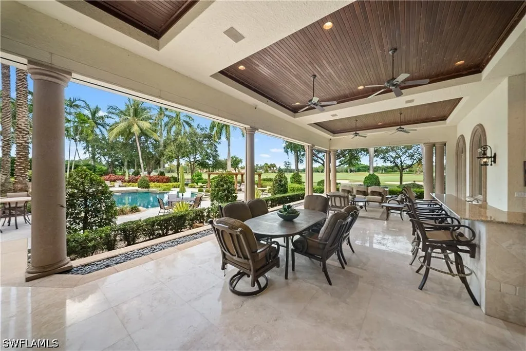 Double-Lakefront Naples Estate With a Hidden Pub Lists for $16 Million 19 9663 Mashie CT NAPLES FL 3410835