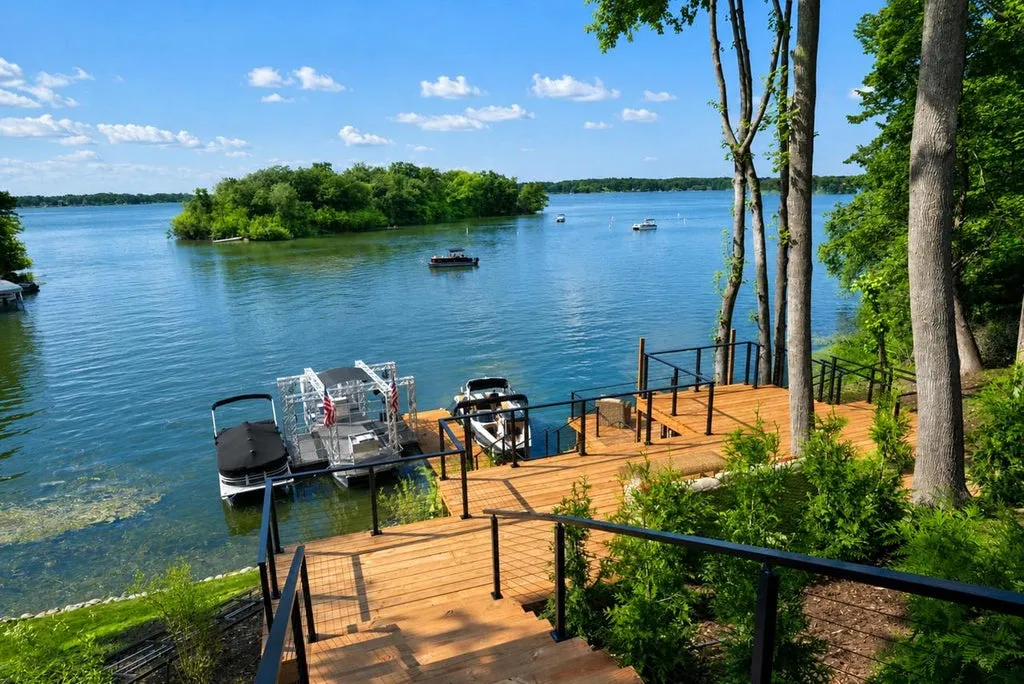 Reimagined Wisconsin Lakefront Estate With a Hillside Trolley Lists for $6,990,000 5 W335N5511 Island View LANE Nashotah WI82