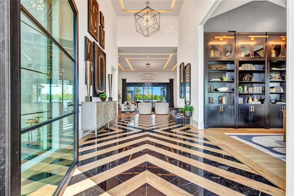 Newly Built Allen Estate with a Rare Texas Basement and Spaceship-Inspired Theater Lists for $8,400,000 3 1125 W Blondy Jhune Rd Lucas TX 7500203