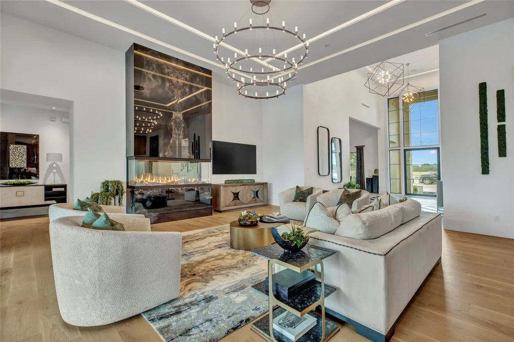 Newly Built Allen Estate with a Rare Texas Basement and Spaceship-Inspired Theater Lists for $8,400,000 5 1125 W Blondy Jhune Rd Lucas TX 7500205