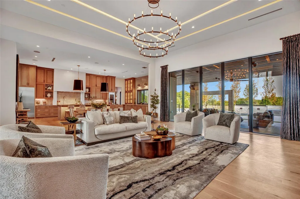 Newly Built Allen Estate with a Rare Texas Basement and Spaceship-Inspired Theater Lists for $8,400,000 6 1125 W Blondy Jhune Rd Lucas TX 7500206