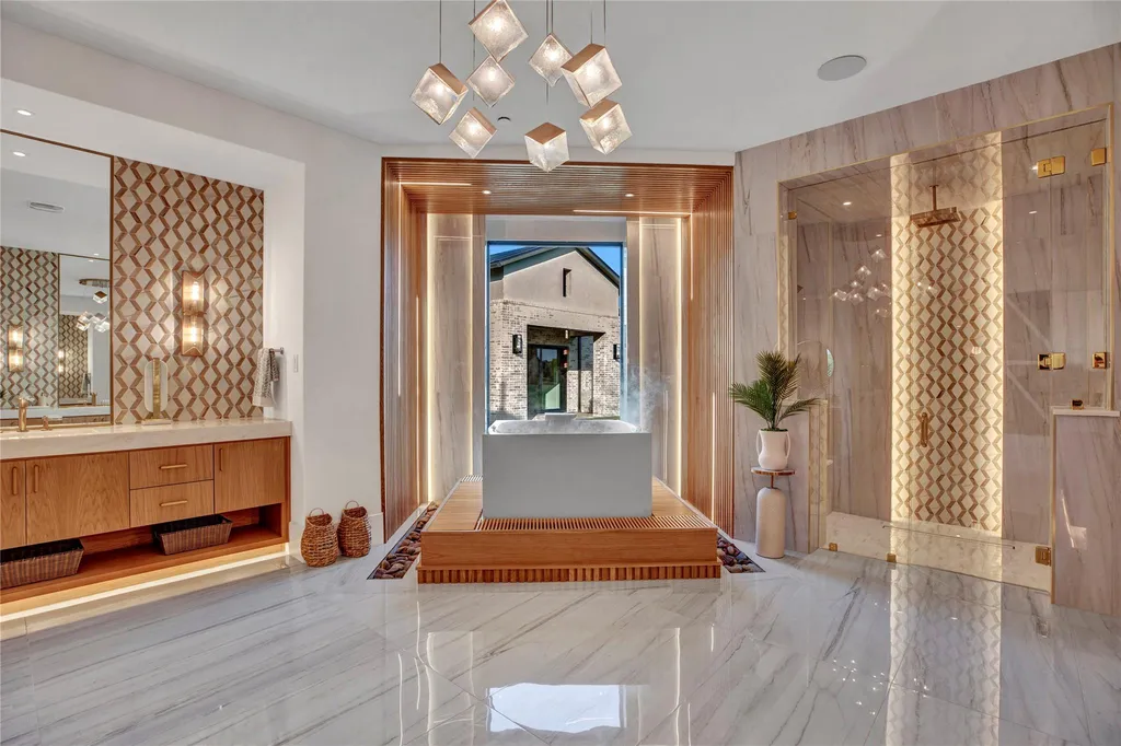 Newly Built Allen Estate with a Rare Texas Basement and Spaceship-Inspired Theater Lists for $8,400,000 12 1125 W Blondy Jhune Rd Lucas TX 7500215