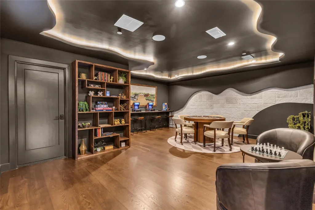 Newly Built Allen Estate with a Rare Texas Basement and Spaceship-Inspired Theater Lists for $8,400,000 14 1125 W Blondy Jhune Rd Lucas TX 7500223