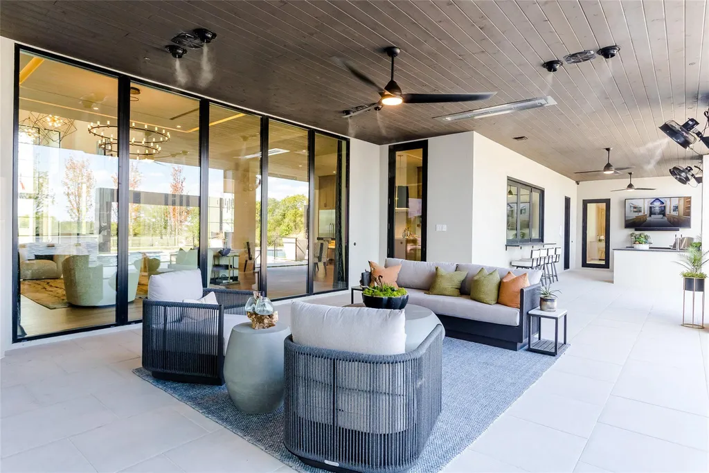 Newly Built Allen Estate with a Rare Texas Basement and Spaceship-Inspired Theater Lists for $8,400,000 19 1125 W Blondy Jhune Rd Lucas TX 7500224