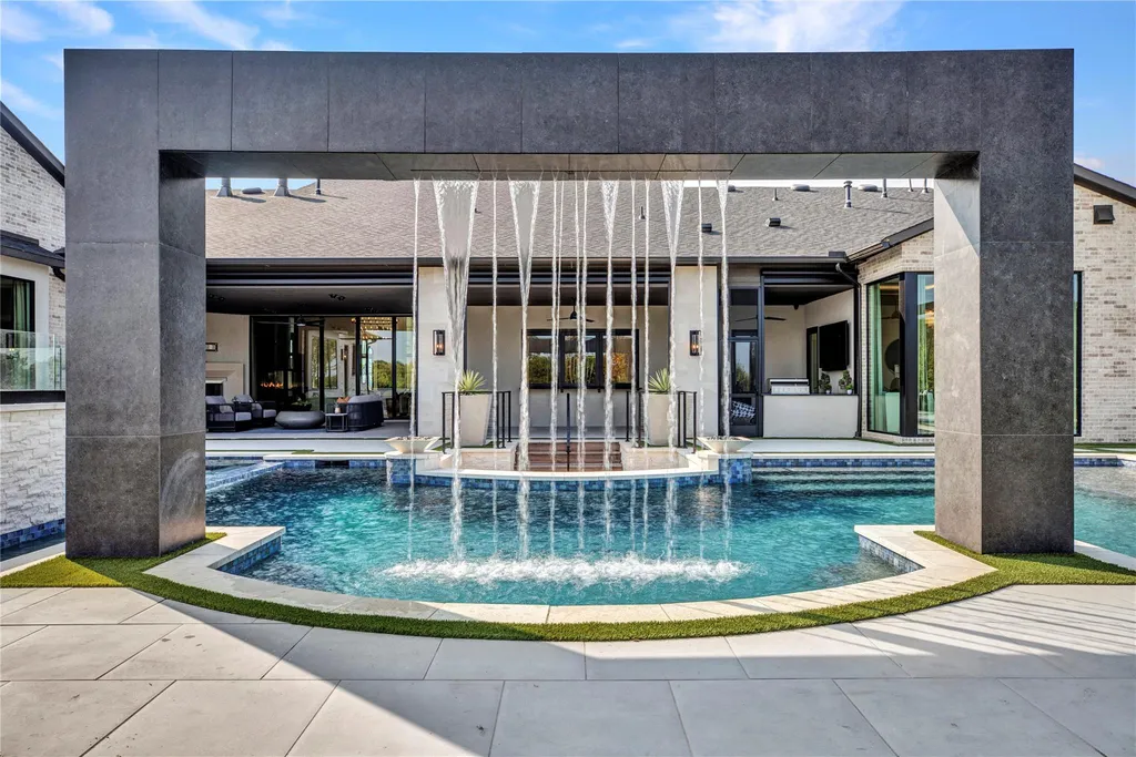 Newly Built Allen Estate with a Rare Texas Basement and Spaceship-Inspired Theater Lists for $8,400,000 22 1125 W Blondy Jhune Rd Lucas TX 7500225