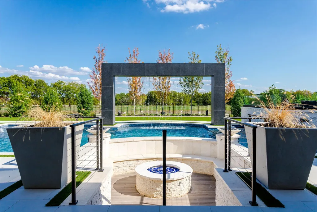 Newly Built Allen Estate with a Rare Texas Basement and Spaceship-Inspired Theater Lists for $8,400,000 21 1125 W Blondy Jhune Rd Lucas TX 7500226